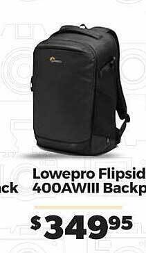 Teds Cameras Lowepro flipside 400awiii backpack offer
