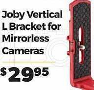 Teds Cameras Joby vertical l bracket for mirrorless cameras offer