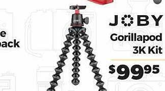Teds Cameras Joby gorillapod 3k kit offer