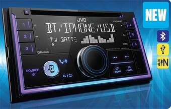SuperCheap Auto Jvc double din cd/digital media player w/bluetooth offer