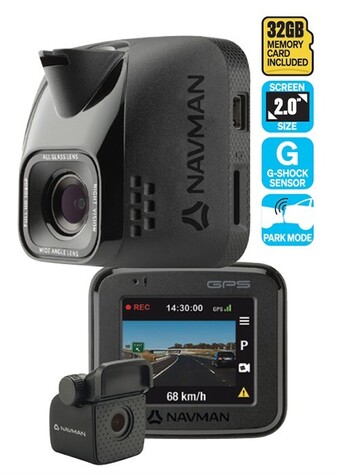 SuperCheap Auto Navman 1080p fhd front & rear dash cam^ offer