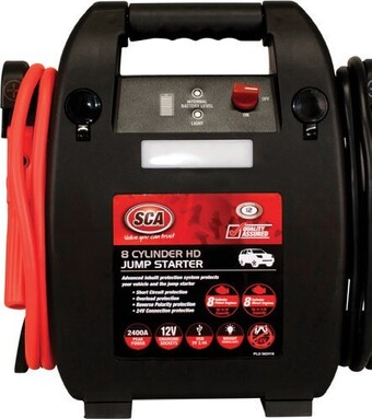 SuperCheap Auto Sca 2400a 8 cylinder hd jump starter offer