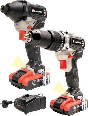 SuperCheap Auto Toolpro 18v drill driver & impact driver kit offer