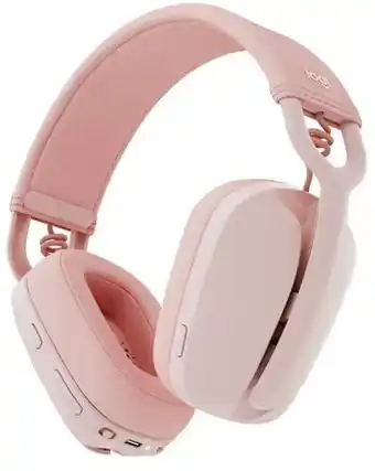 Officeworks Logitech vibe 100 headset - rose gold offer