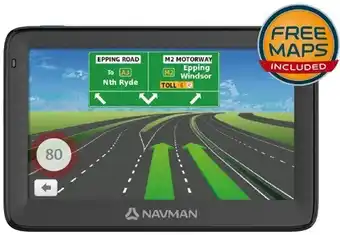 Officeworks Navman 5" lcd ezy 465mt gps offer