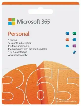 Officeworks Microsoft 365 personal – 12 month card offer