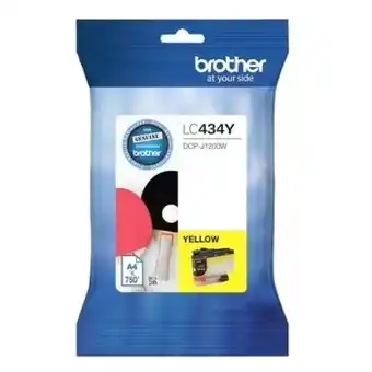 Officeworks Brother lc434bk yellow ink offer