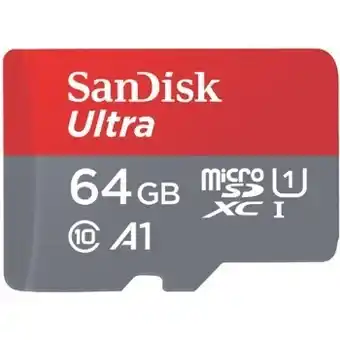 Officeworks Sandisk 64gb ultra microsdxc memory card offer