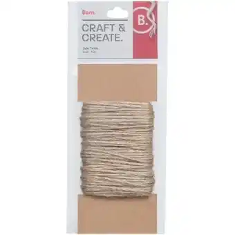 Officeworks Born jute twine 15m - kraft offer