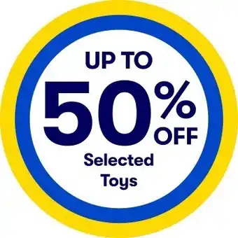 BIG W Up to 50% off selected toys offer