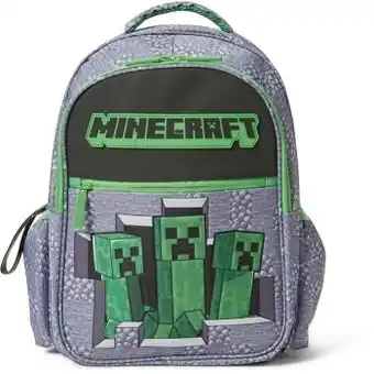 BIG W Minecraft kids backpack - grey offer