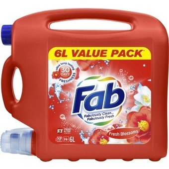 BIG W Fab laundry liquid 6-litre offer