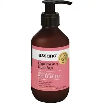 BIG W Essano rosehip regenerating facial moisturiser 140ml offer