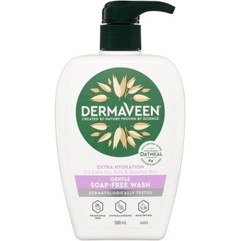 BIG W Dermaveen extra gentle soap free wash 500ml offer