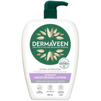BIG W Dermaveen extra hydration intensive moisturising lotion 500ml offer