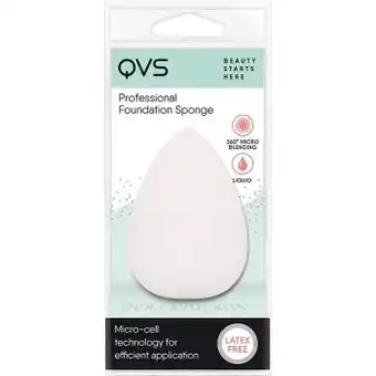 Qvs foundation sponge