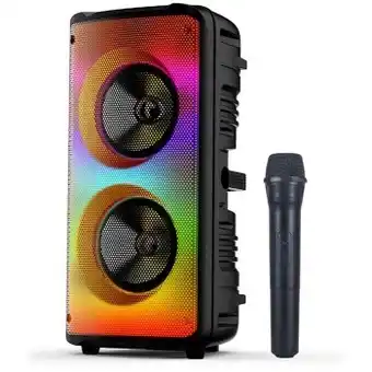 BIG W Eko bluetooth party speaker with flame lights 53.3cm high offer