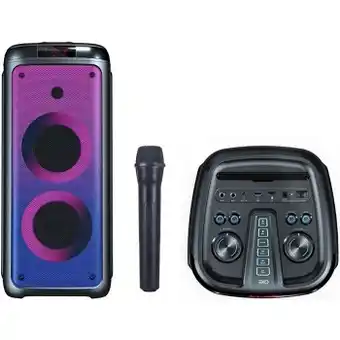 BIG W Eko bluetooth party speaker with flame lights 61.5cm high offer
