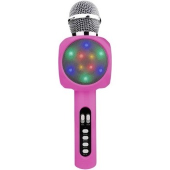 BIG W Techxtras bluetooth karaoke microphone - pink offer