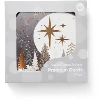 Celestial scandi christmas cards 5 pack
