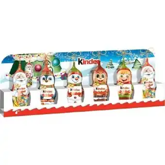 BIG W Kinder 6-pack chocolate christmas figurines offer