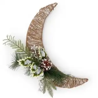 BIG W Celestial scandi christmas moon wreath 45cm offer