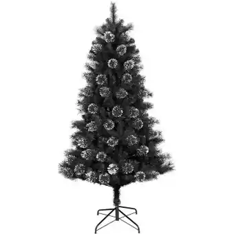 BIG W Black snowy pine christmas tree 195cm offer
