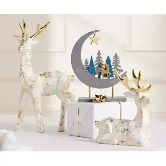BIG W Assorted celestial scandi christmas decorations offer