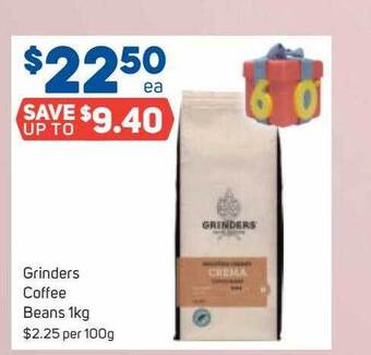 Foodland Grinders coffee beans offer