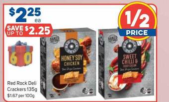 Foodland Red rock deli crackers offer