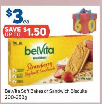 Foodland Belvita soft bakes or sandwich biscuits offer