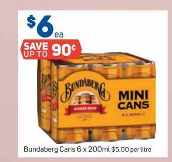 Foodland Bundaberg cans offer