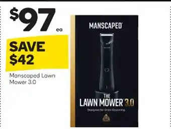 Woolworths Manscaped lawn mower 3.0 offer