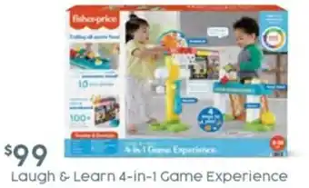 Target Laugh & Learn 4-In-1 Game Experience offer