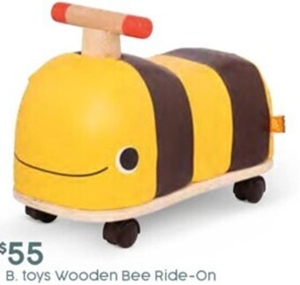 Target B. Toys Wooden Bee Ride-On offer