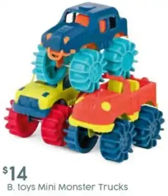 Target B. Toys Mini Monster Trucks offer