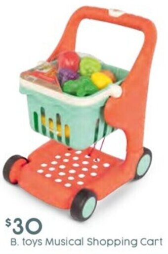 Target B. Toys Musical Shopping Cart offer
