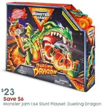 Monster Jam 1:64 Stunt Playset. Dueling Dragon