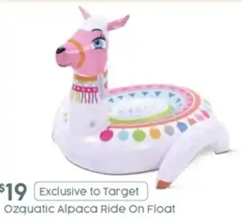 Ozquatic Alpaca Ride On Float