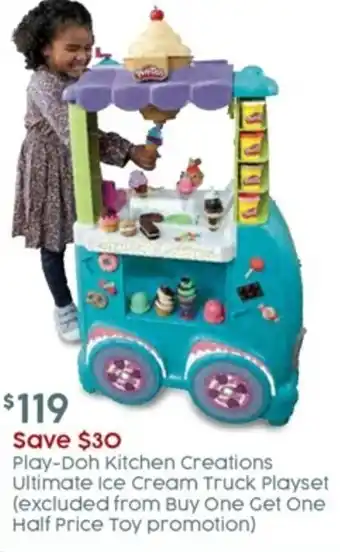 Target Play-Doh Kitchen Creations Ultimate Ice Cream Truck Playset offer