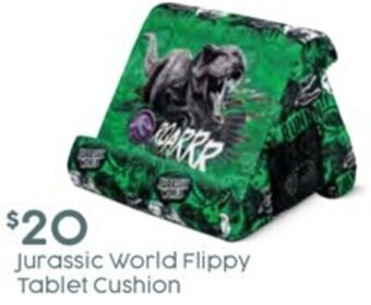 Jurassic World Flippy Tablet Cushion