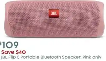 Target JBL Flip 5 Portable Bluetooth Speaker. Pink Only offer
