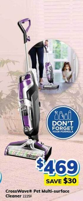 Bi-Rite Bissell crosswave pet multi-surface cleaner 2225f offer