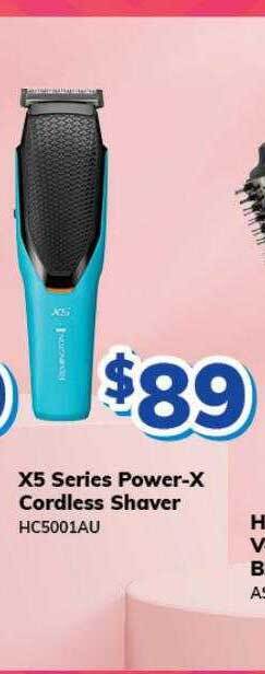 Bi-Rite X5 series power-x cordless shaver offer