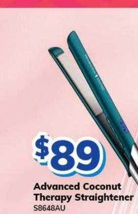 Advanced coconut therapy straightener