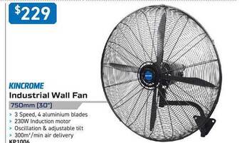 Kincrome Kincrome industrial wall fan offer