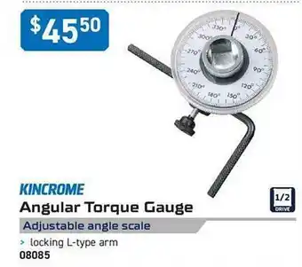 Kincrome Kincrome angular torque gauge offer
