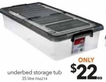 Cheap as Chips Underbed Storage Tub offer