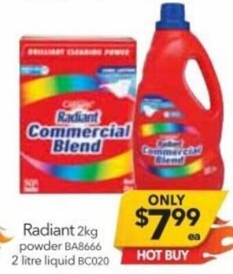 Cheap as Chips Radiant offer