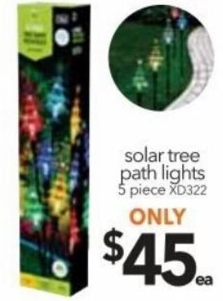 Cheap as Chips Solar Tree Path Lights offer